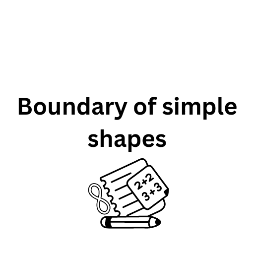 Boundary of simple shapes